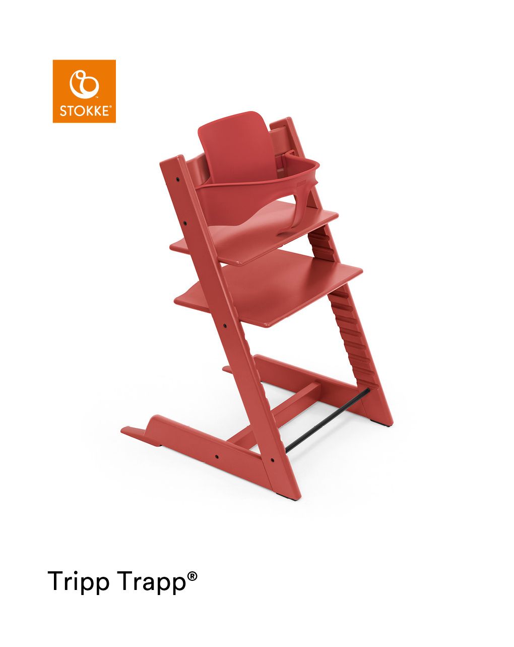 Tripp trapp® sedia warm red - stokke