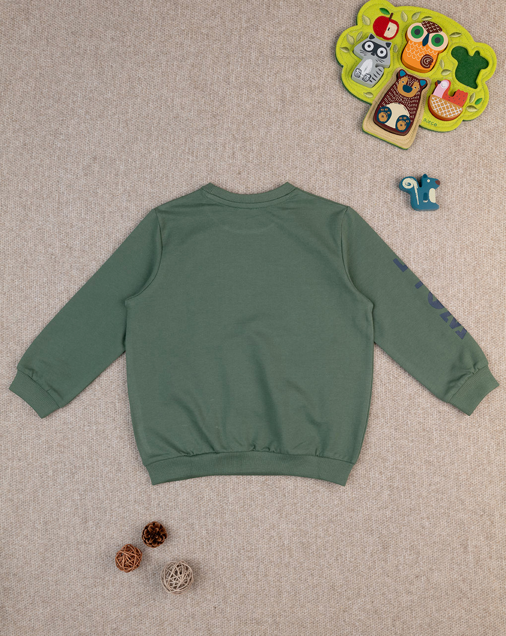 Maglia verde scuro bambino