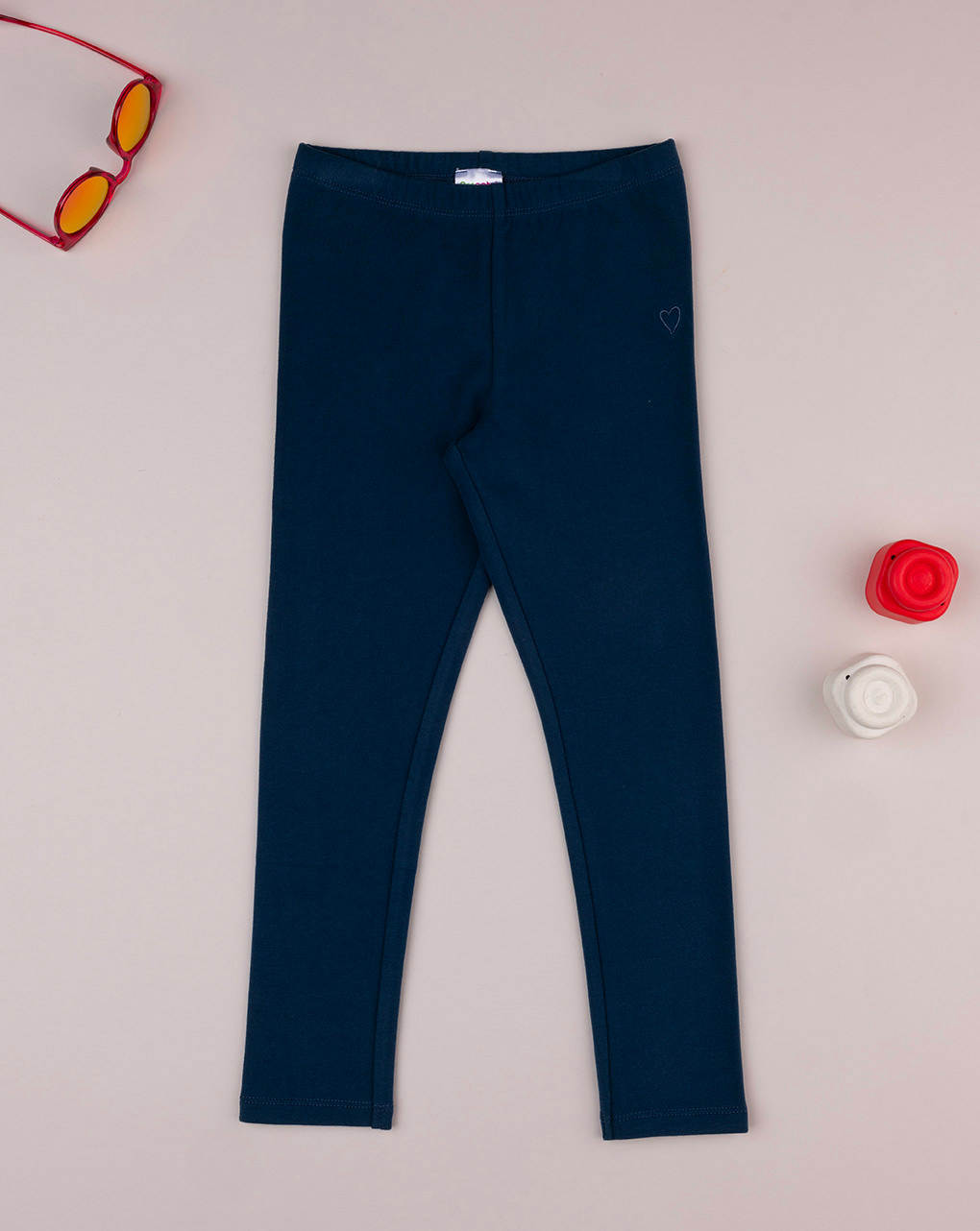 Legging bimba blu