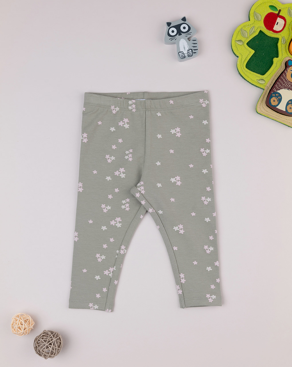 Leggings bimba verdi