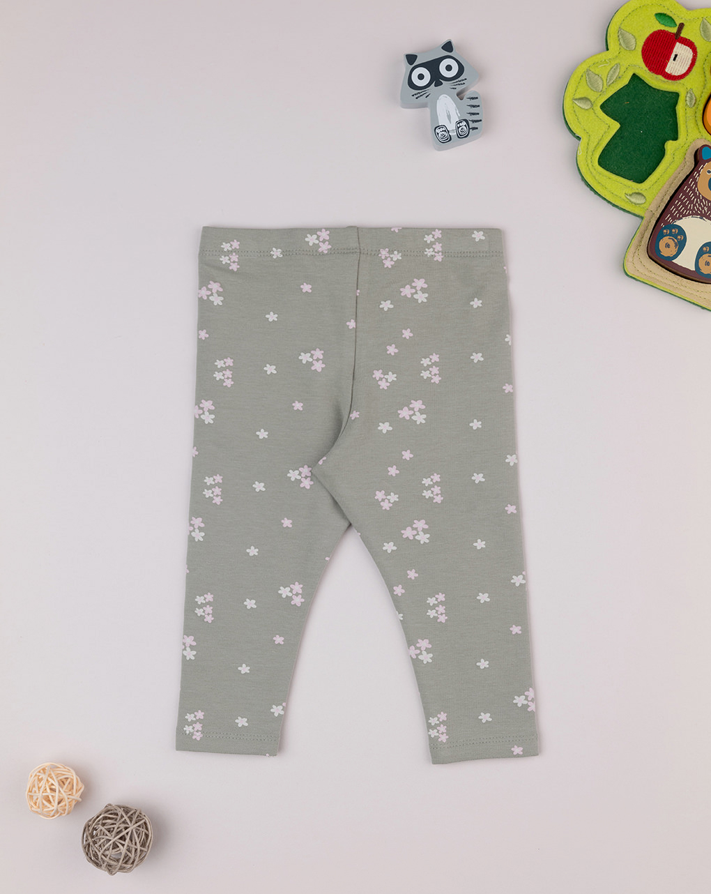 Leggings bimba verdi