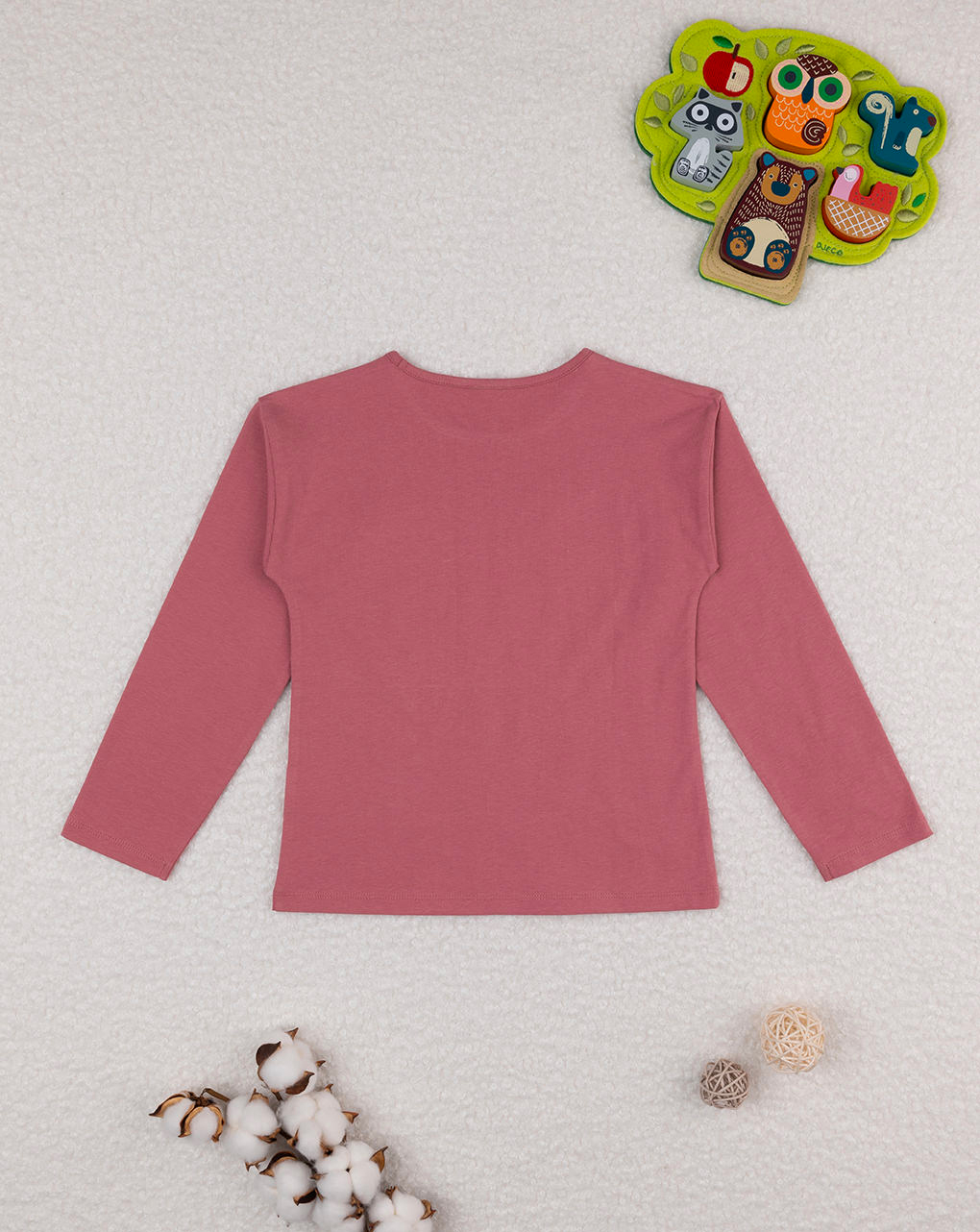 T-shirt bimba rosa stampata