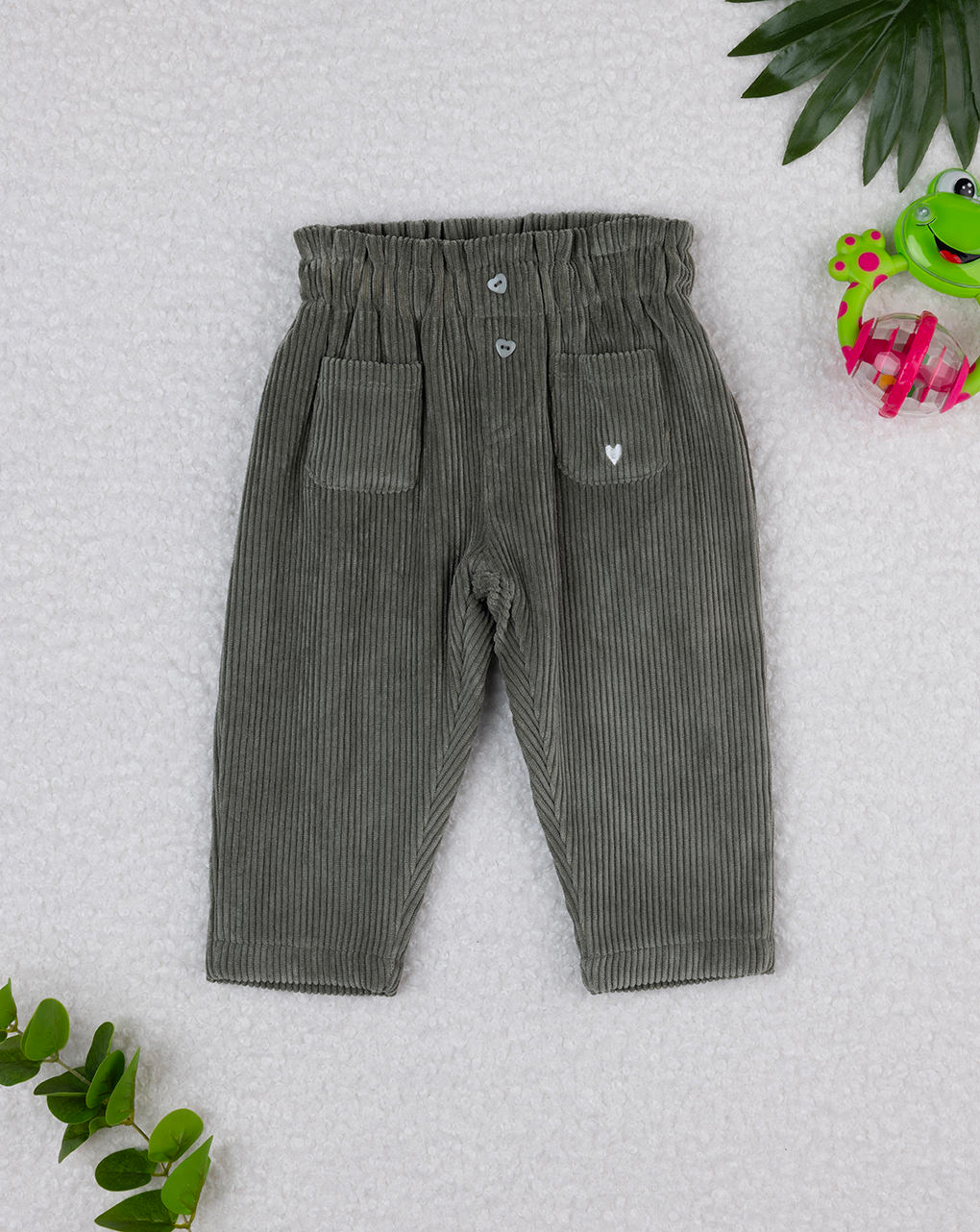 Pantalone bimba verde