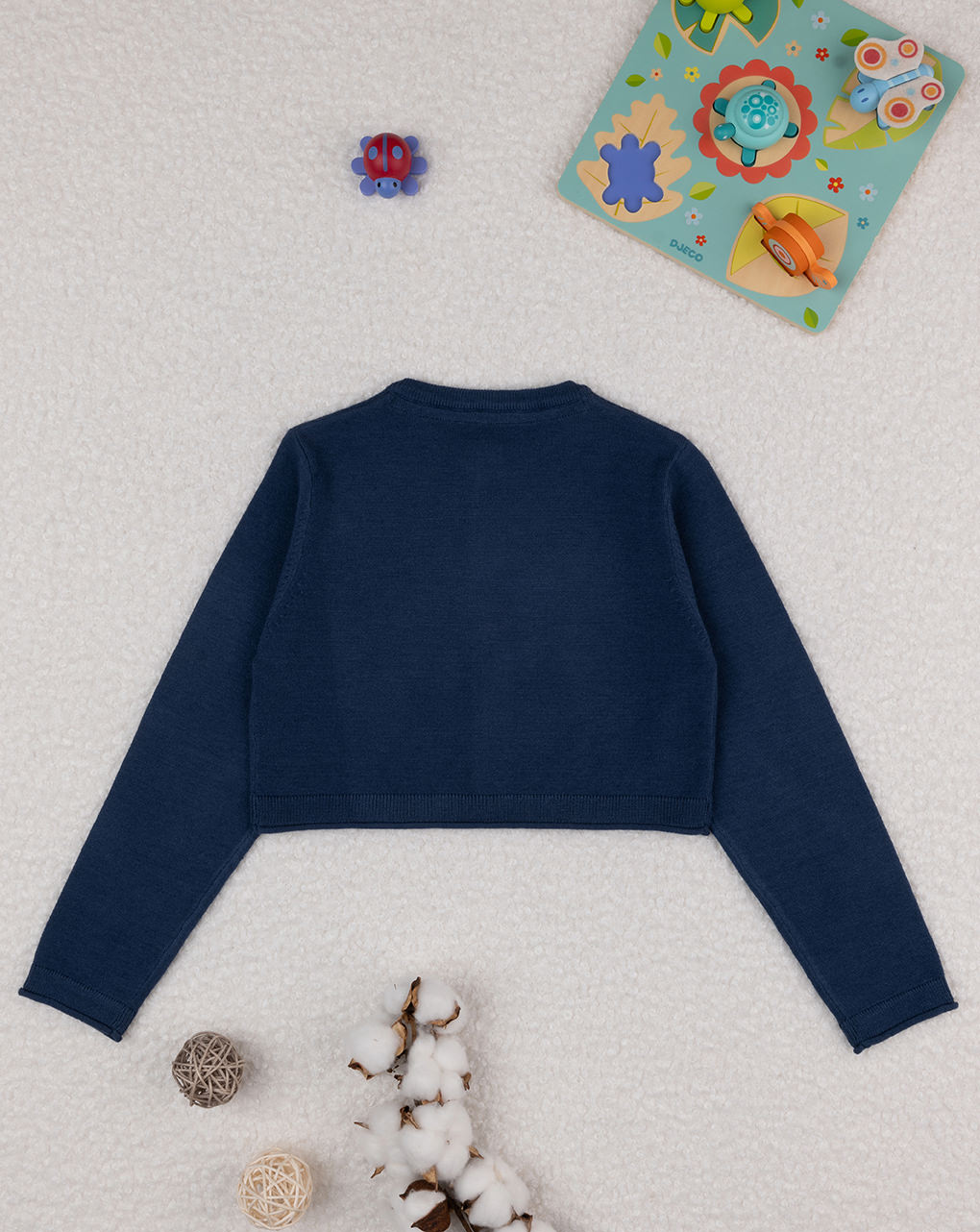 Cardigan bimba blu