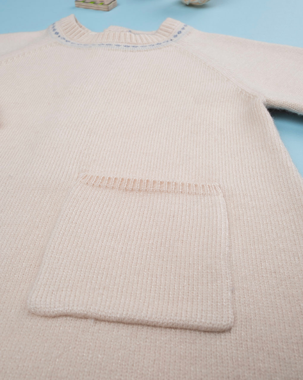 Tutina tricot bimbo beige