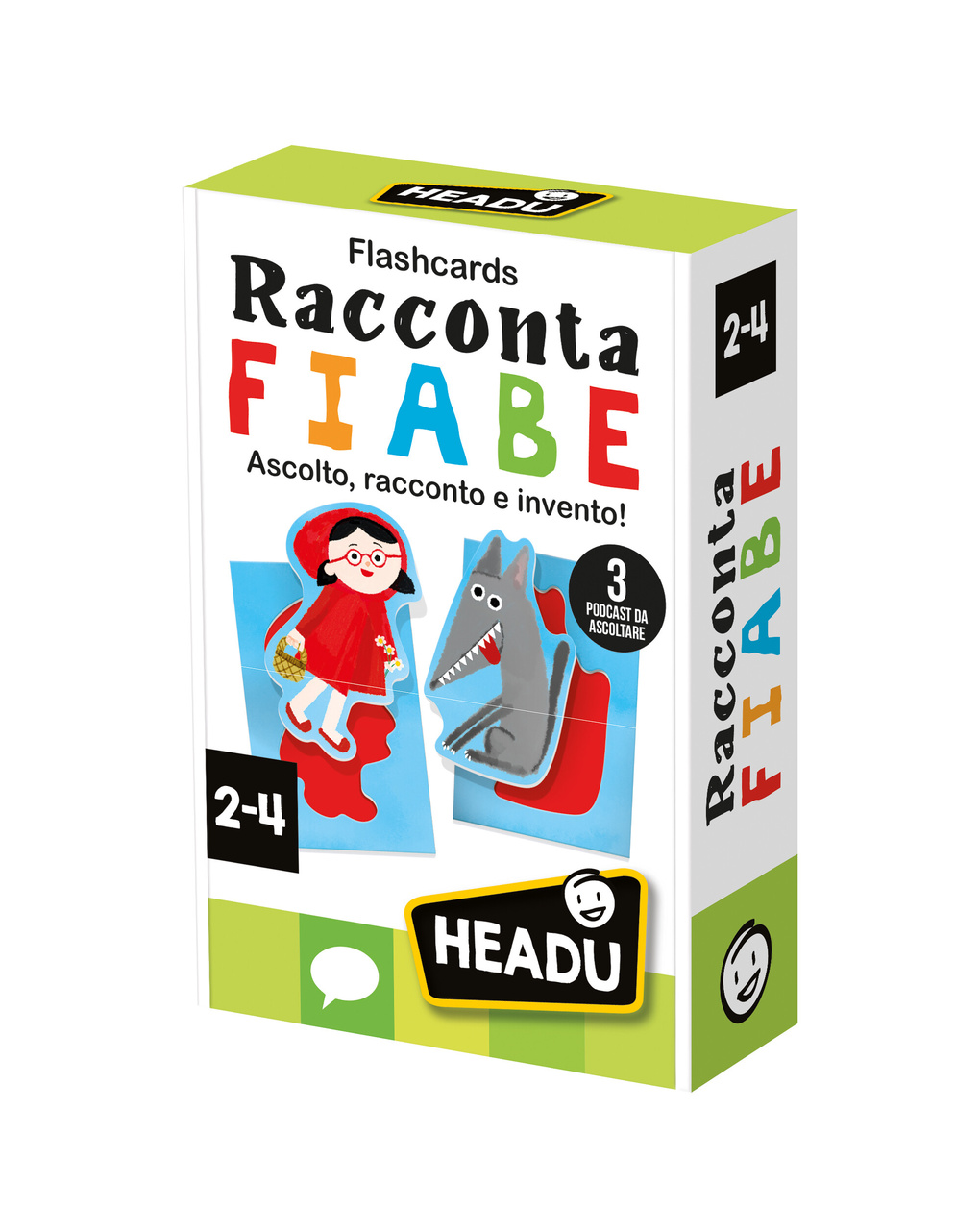 Flashcards raccontafiabe - 2+ - headu