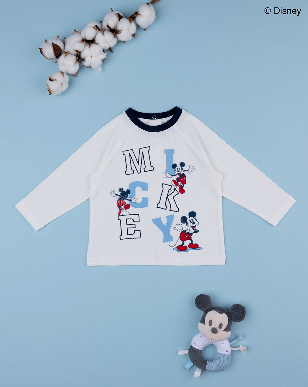 T-shirt maniche lunghe disney topolino