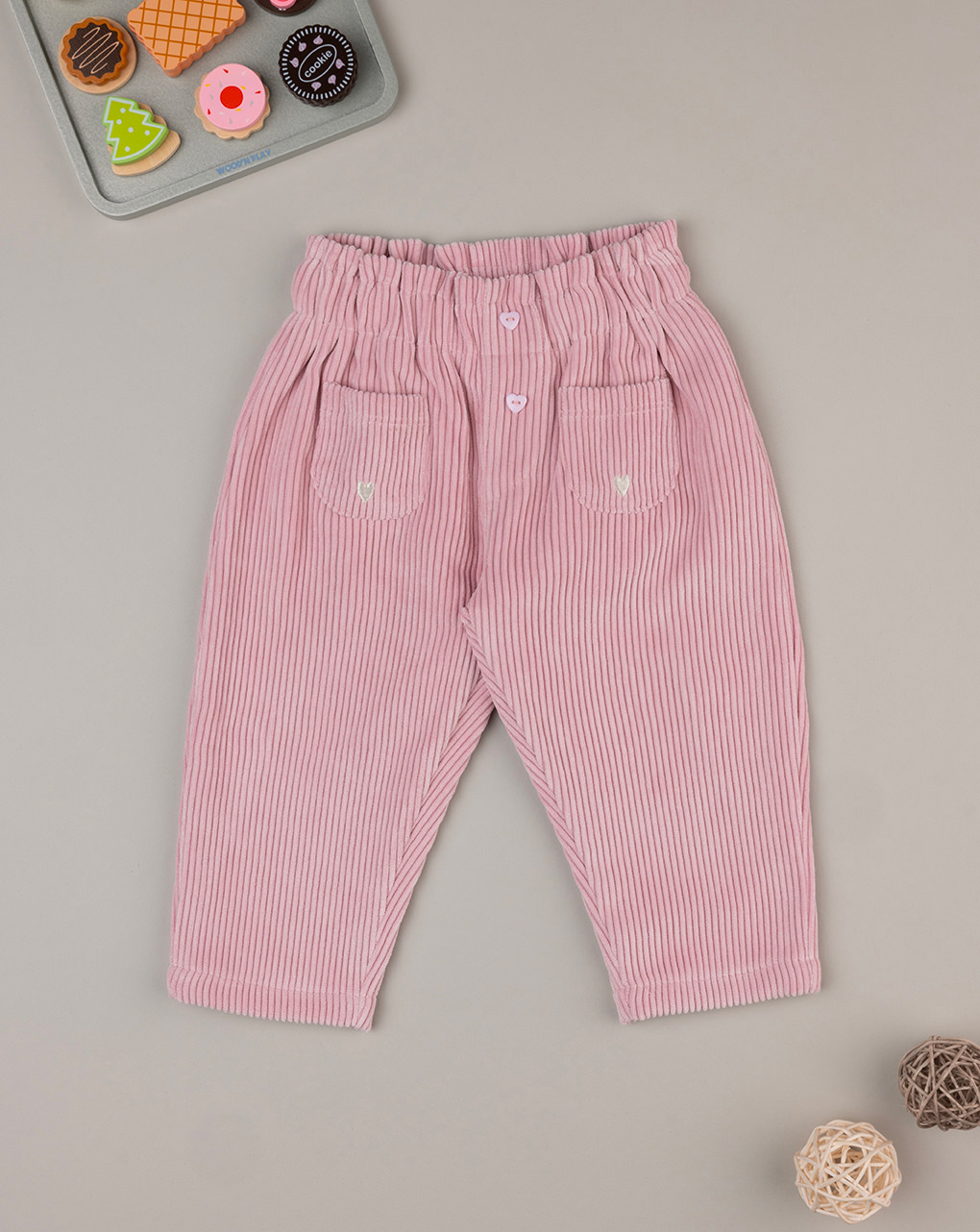 Pantalone rosa bambina