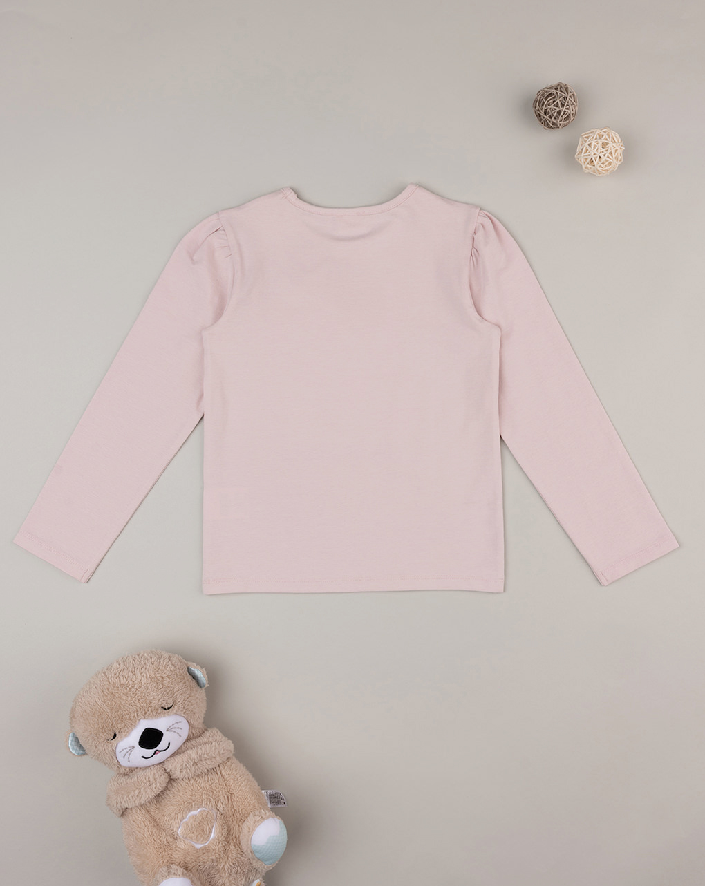 T-shirt bimba rosa stampata