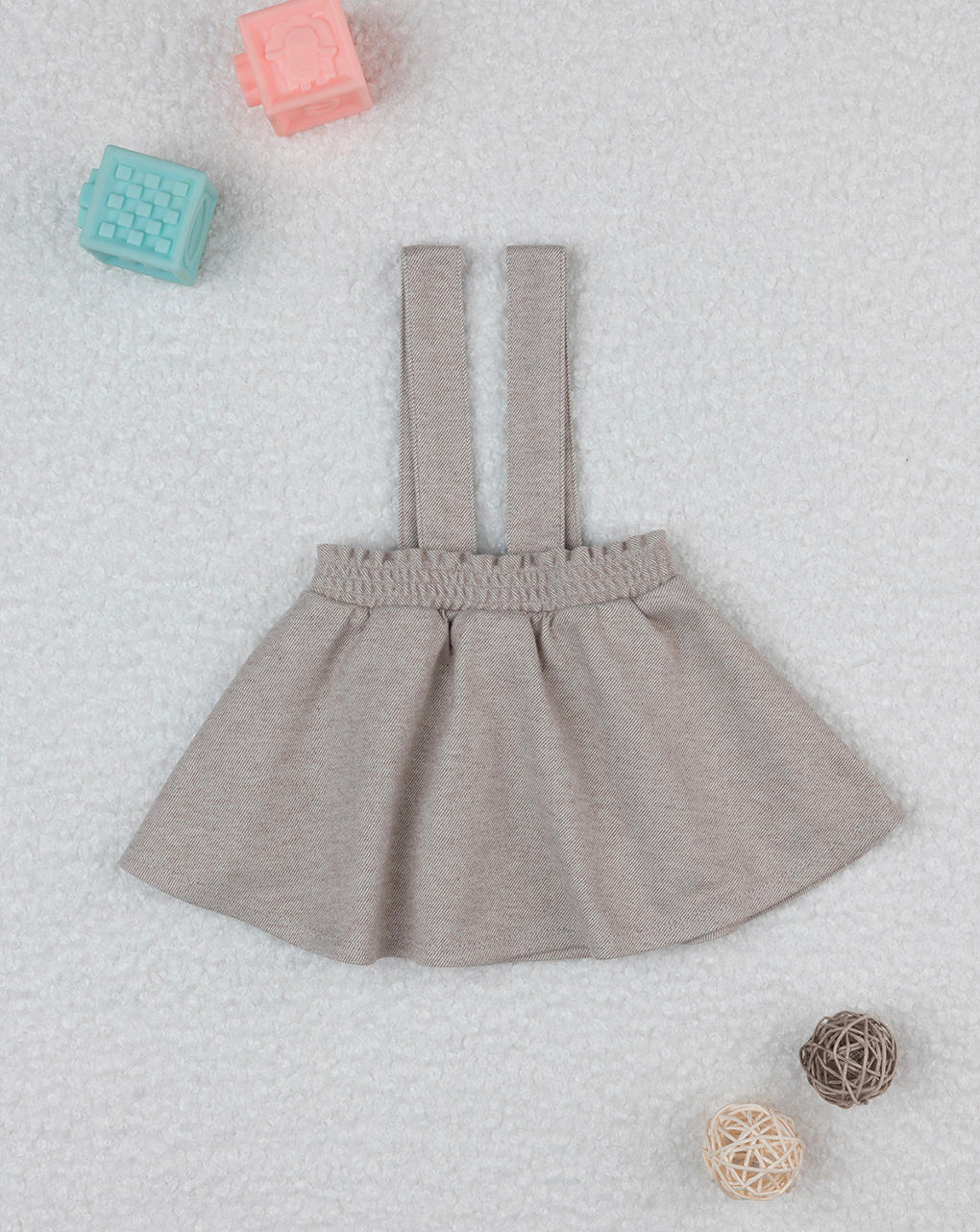 Pinafore grigo bimba