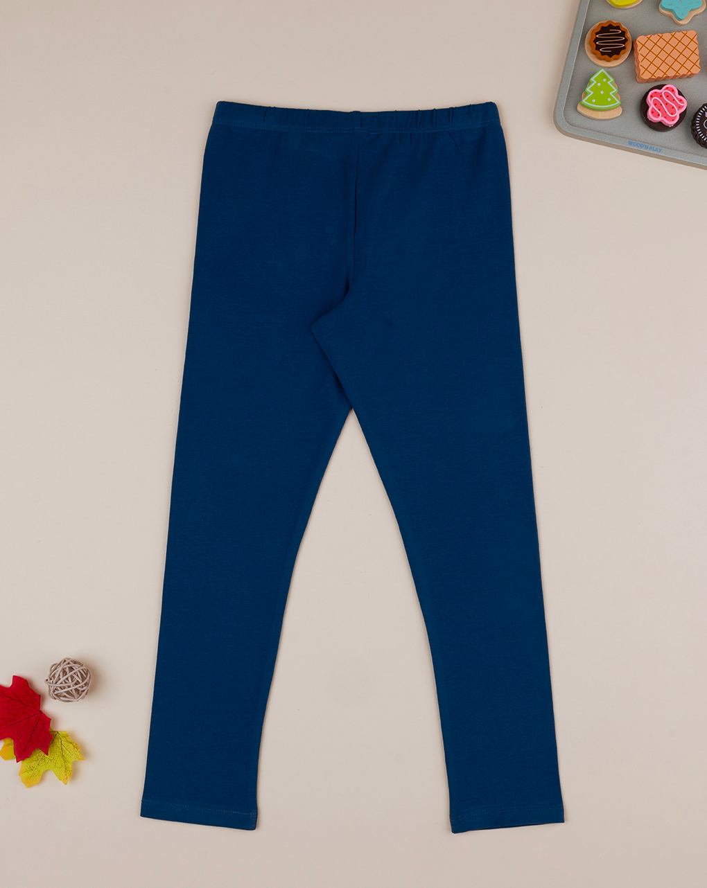 Legging bimba blu