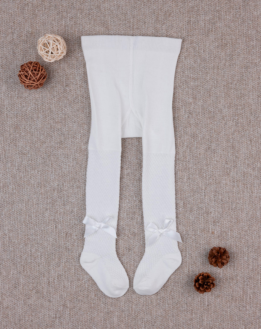 Collant bimba bianco