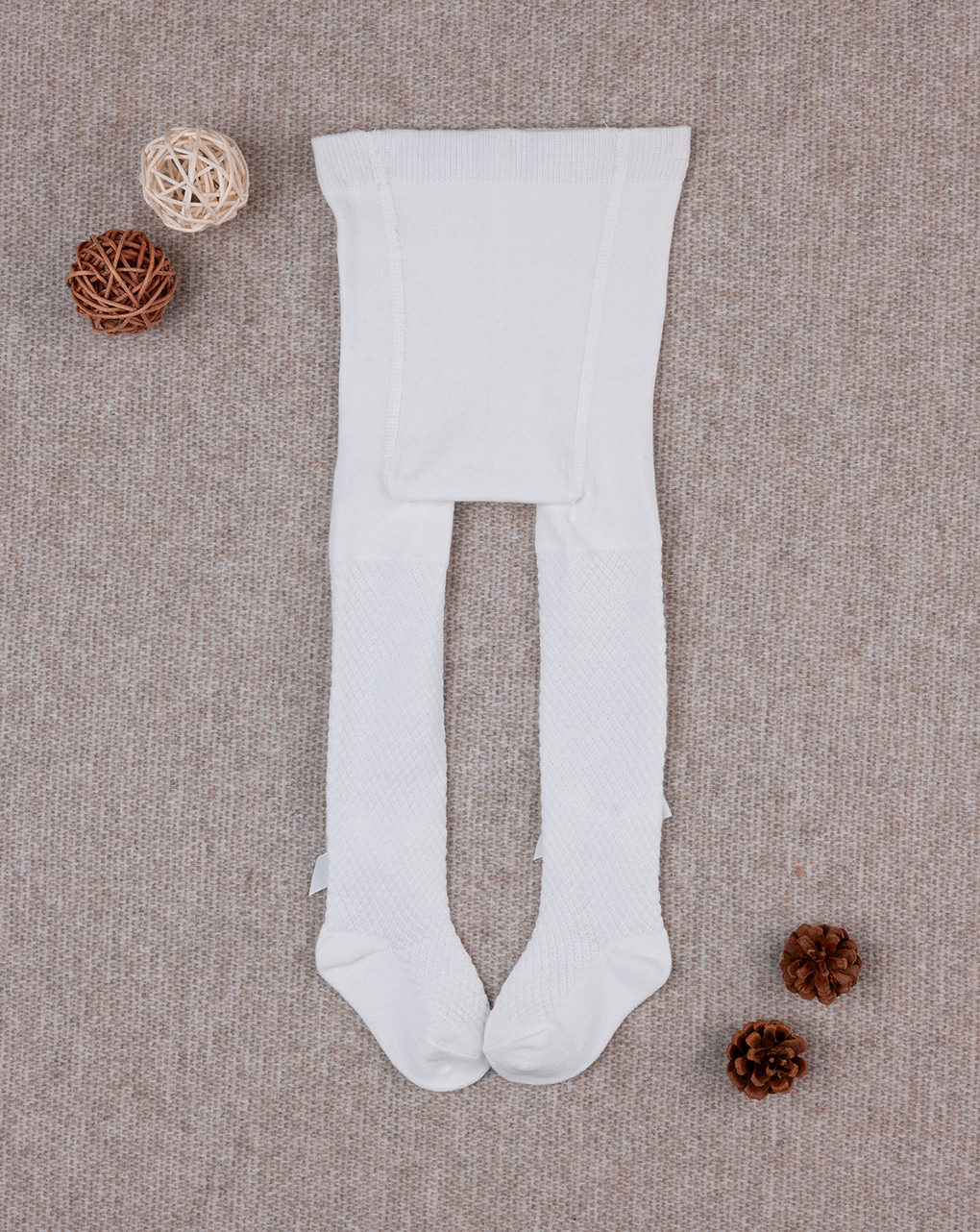 Collant bimba bianco