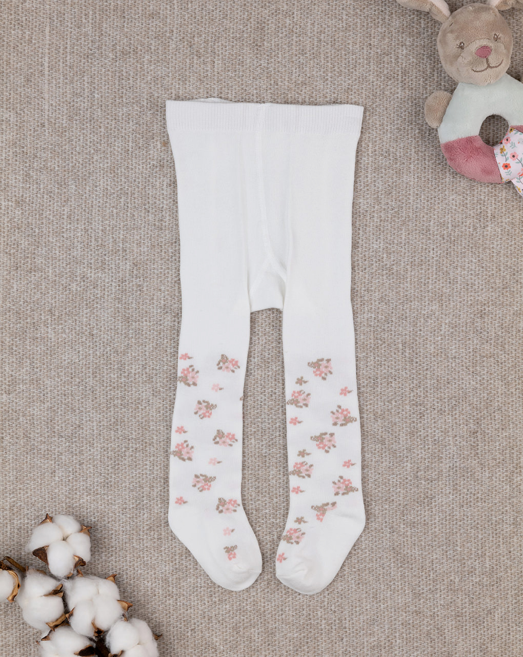 Collant bimba bianco