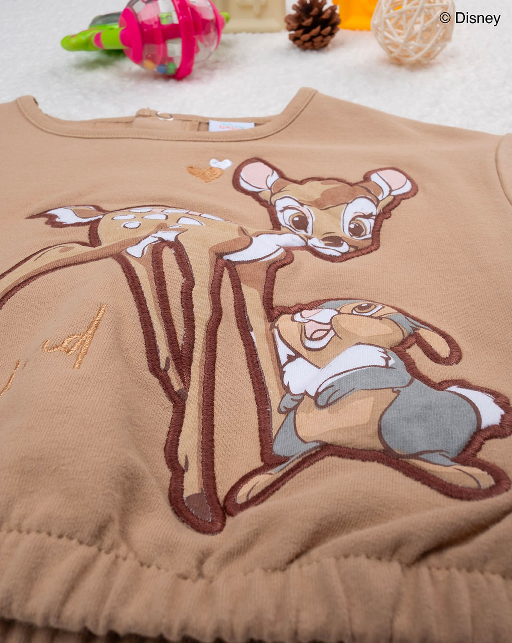 Maglia bimba marrone bambi