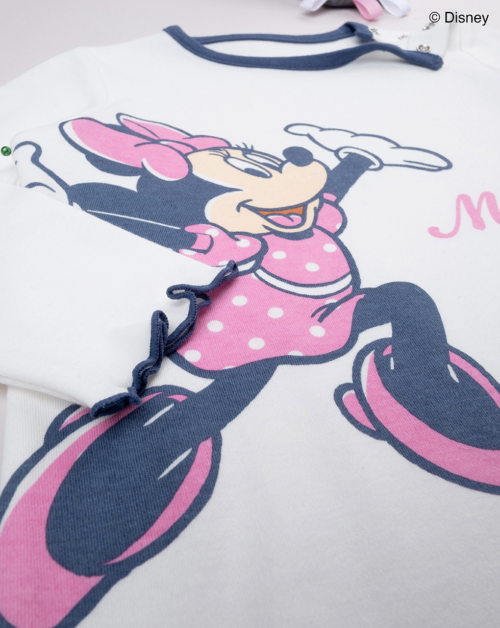 Pigiama bimba minnie bianco/blu