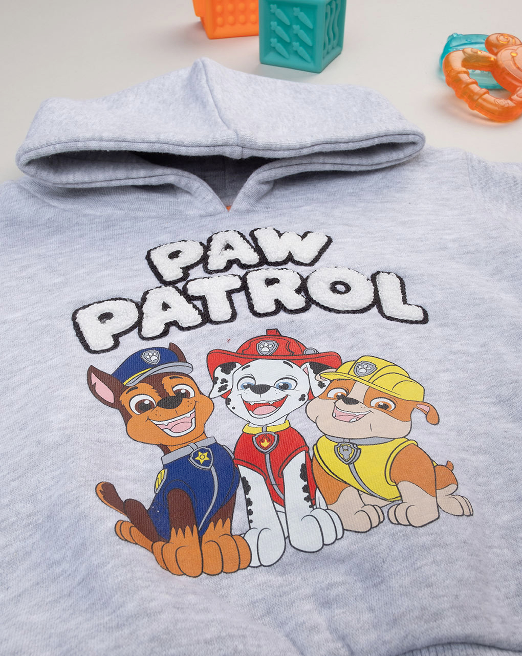 Felpa bimbo grigia paw patrol