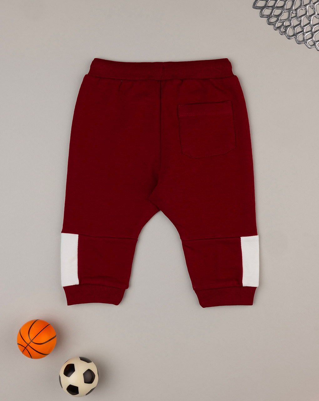 Pantaloni felpati bordeaux bimbo