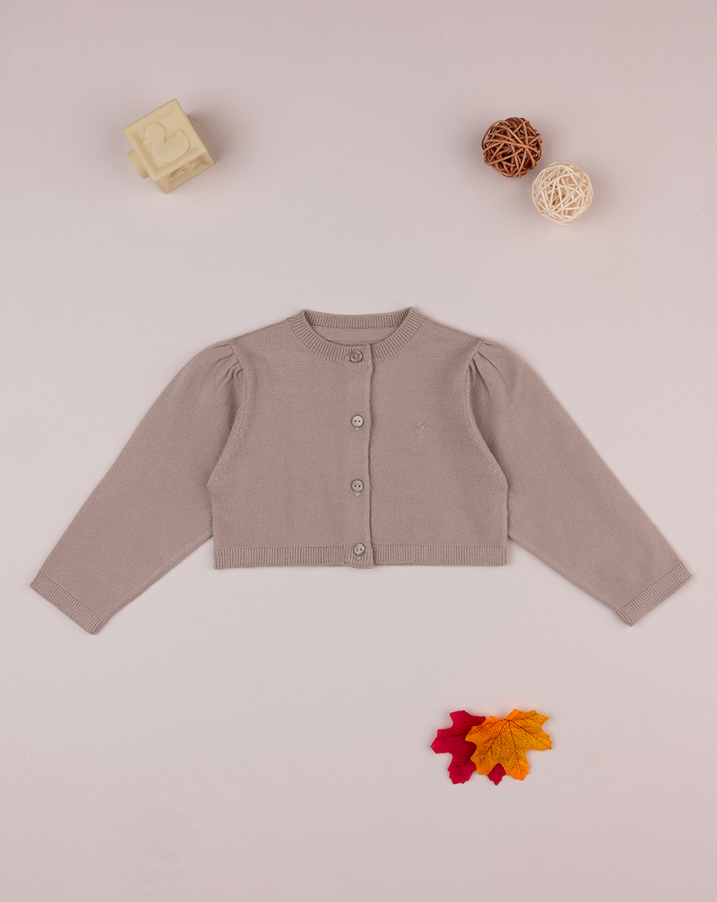 Cardigan grigio bimba