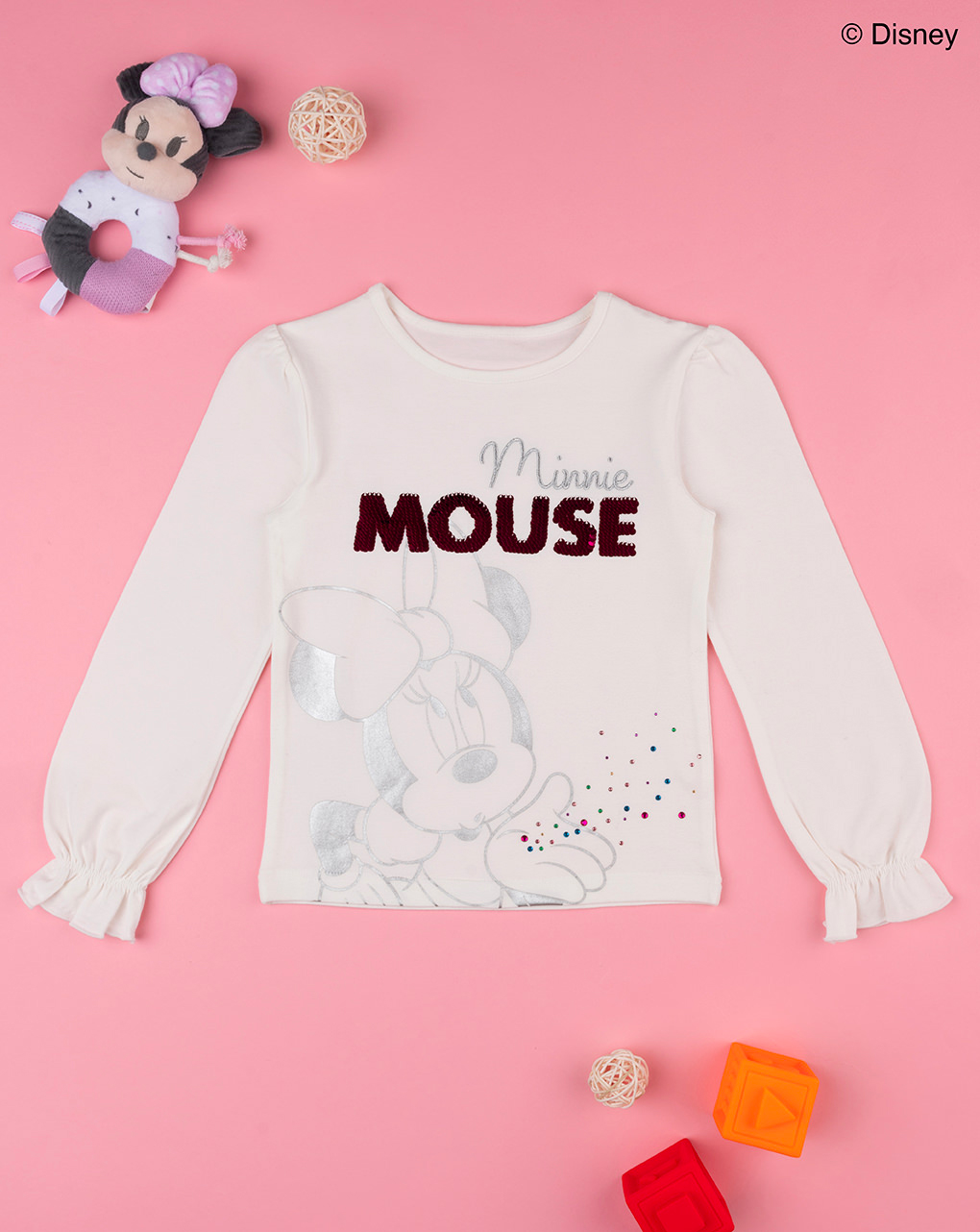 T-shirt jersey bimba "minnie