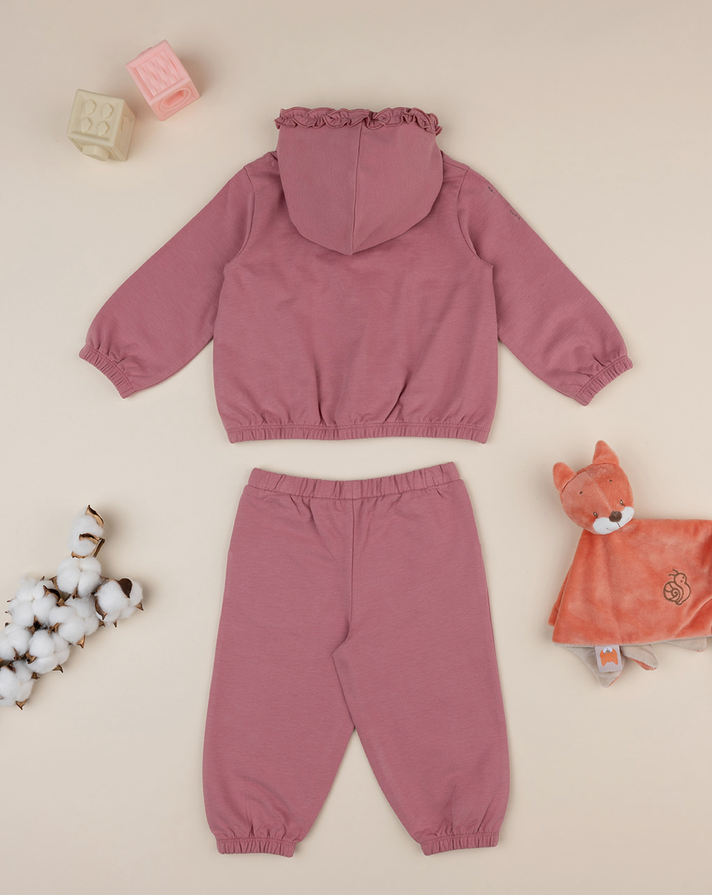 Completo jogging bimba rosa