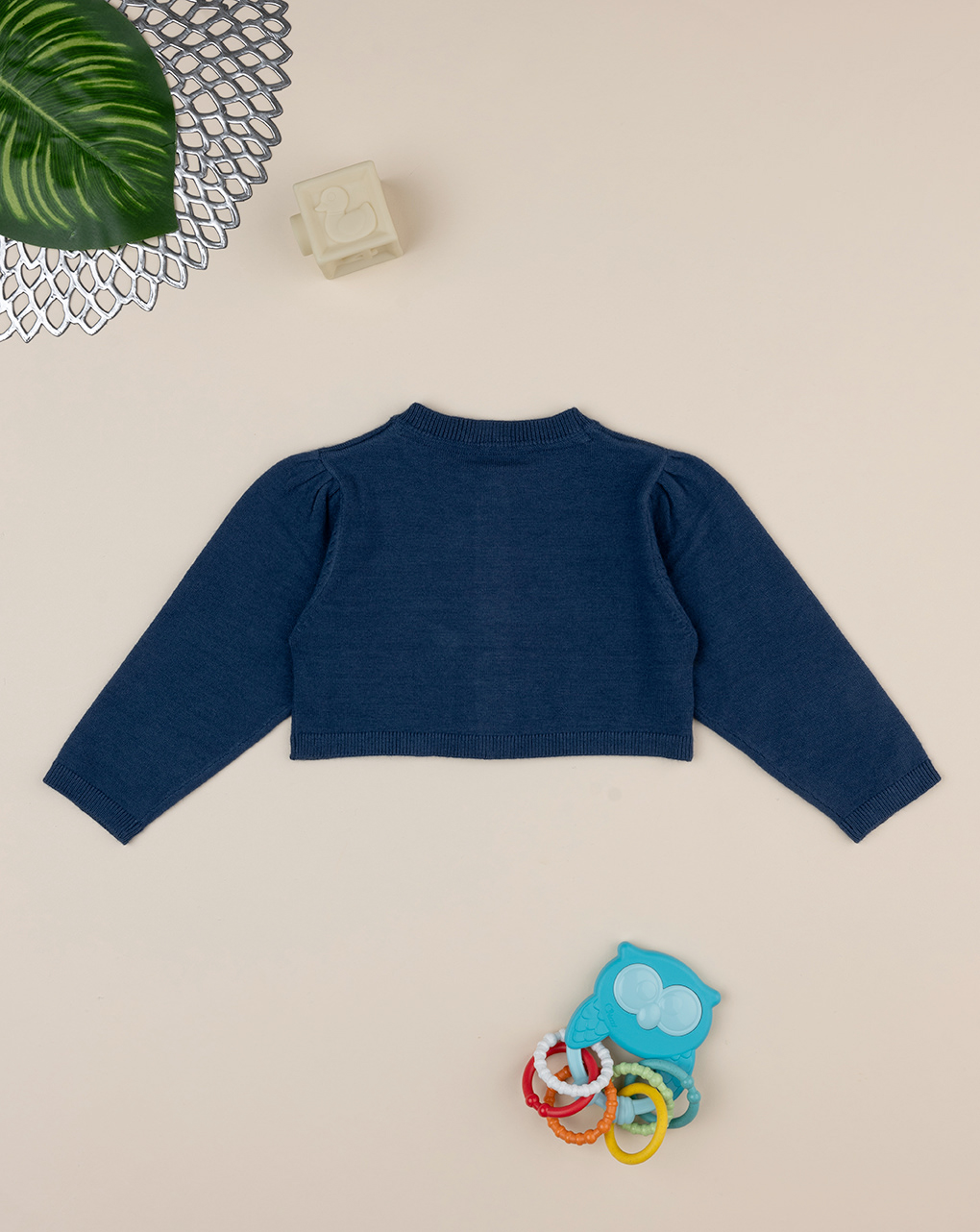 Cardigan tricot bimba blu