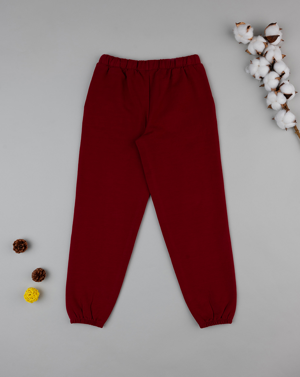 Pantalone bimba bordeaux