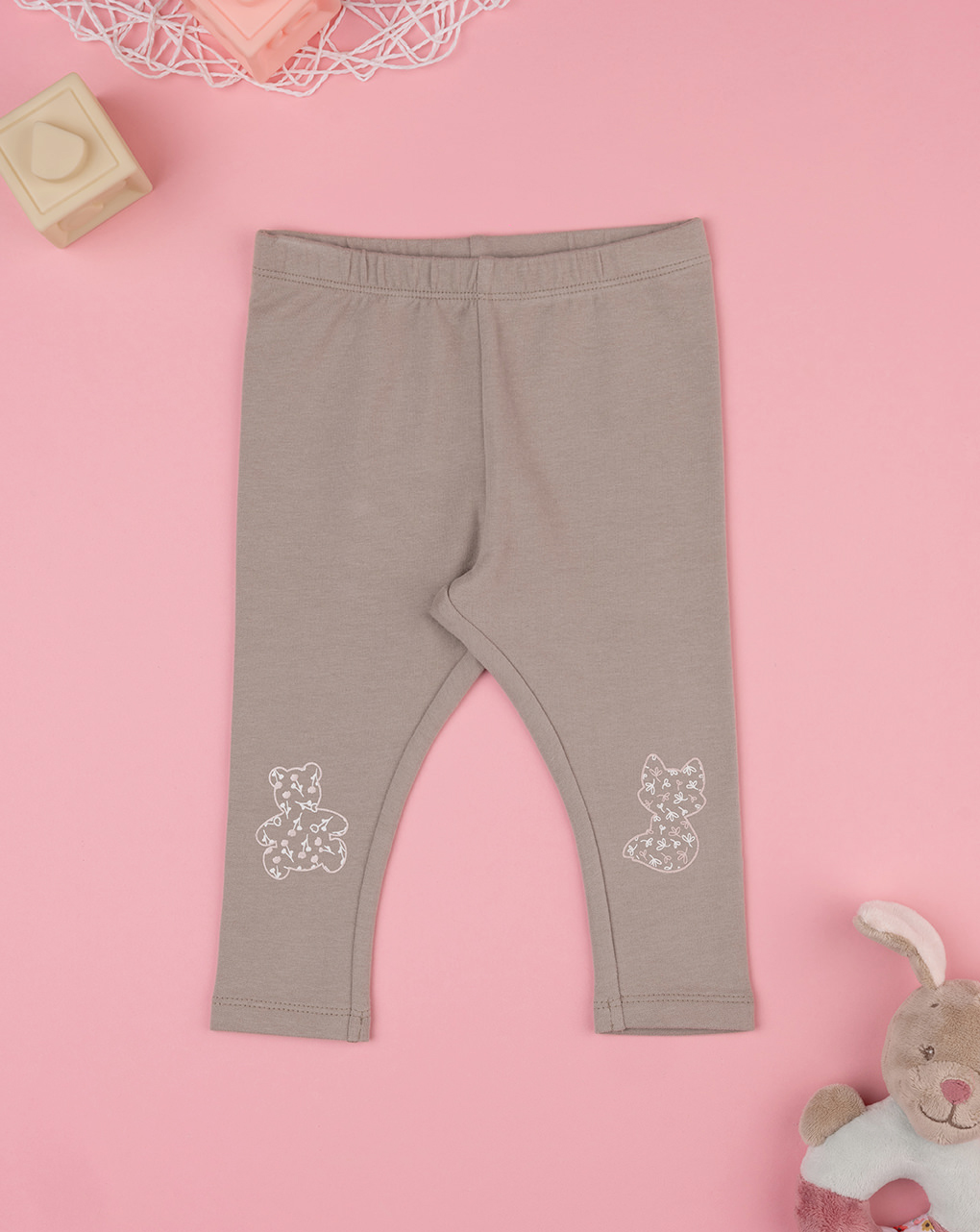 Legging bimba grigio