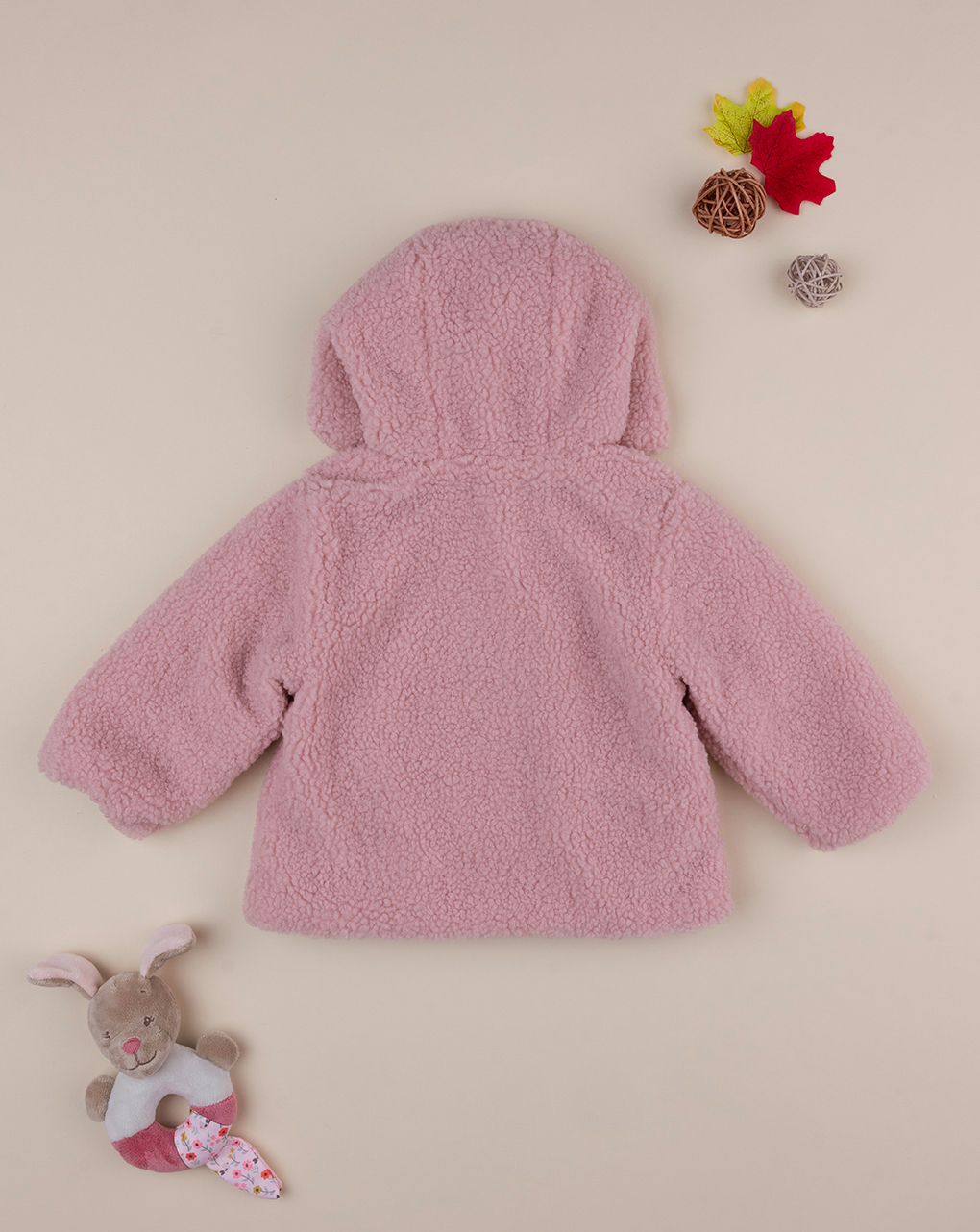 Giacca reversibile bimba rosa