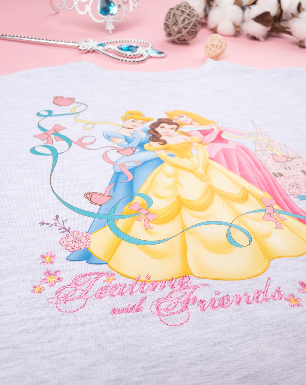 Maglia felpa bambina "principesse"