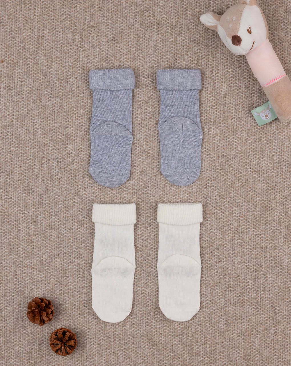 Pack 2 calze bimbo organic cotton