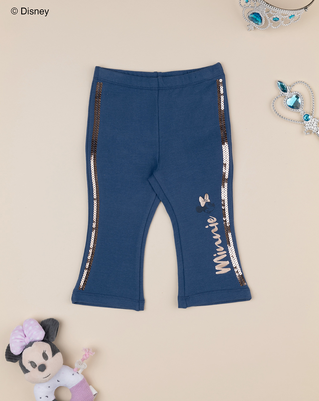 Legging blu bimba disney minnie