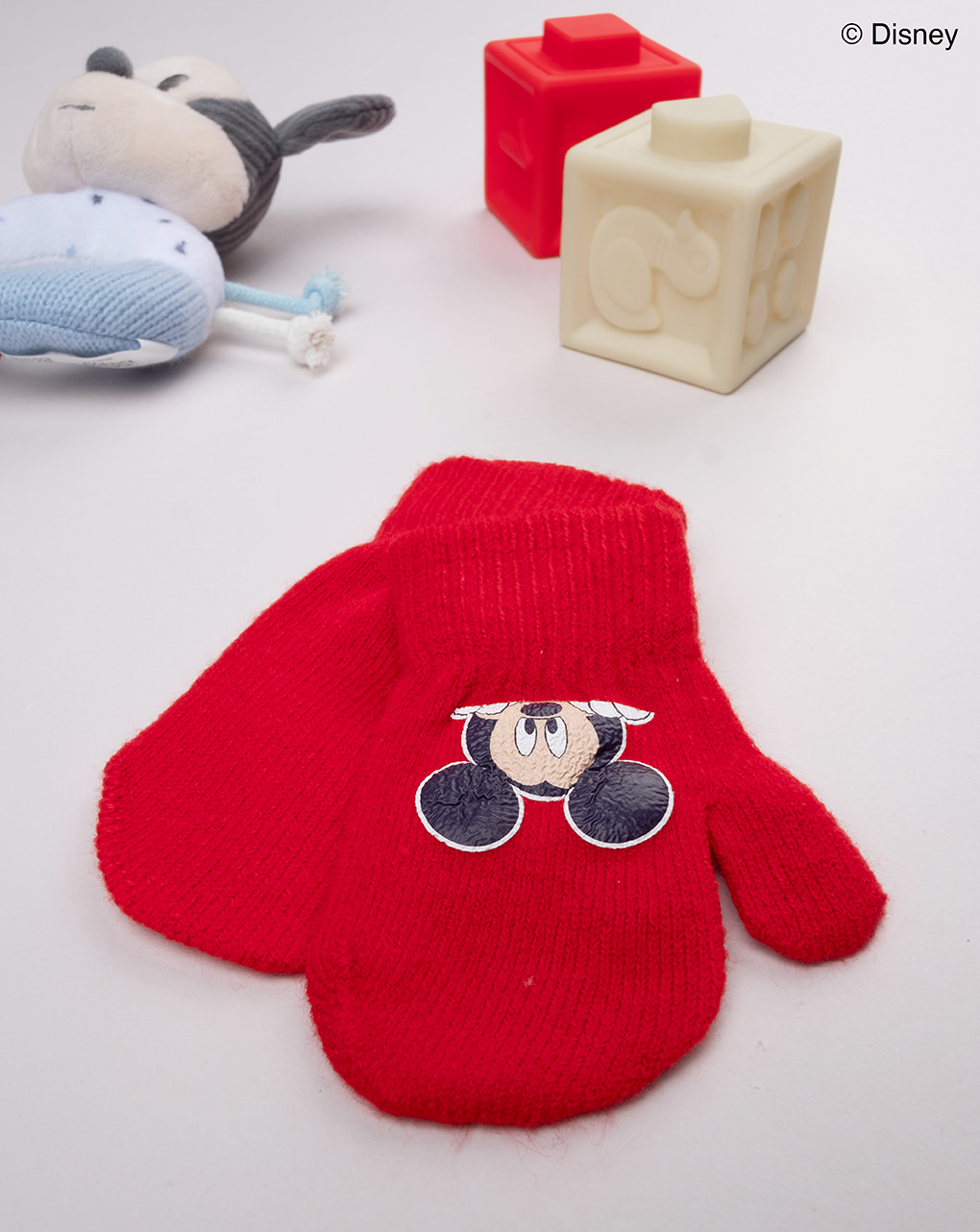 Muffole tricot bimbo mickey mouse