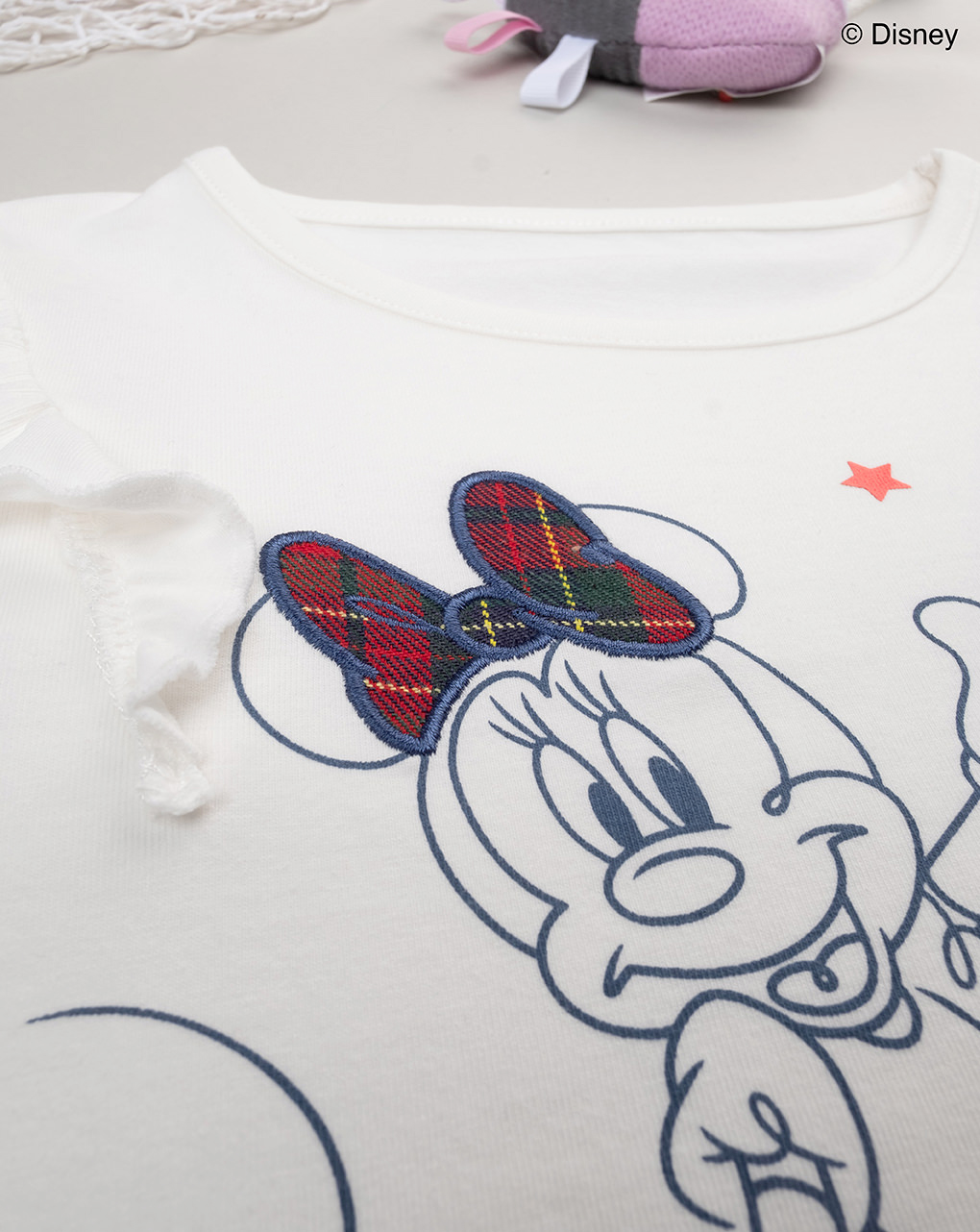 T-shirt bimba bianca minnie