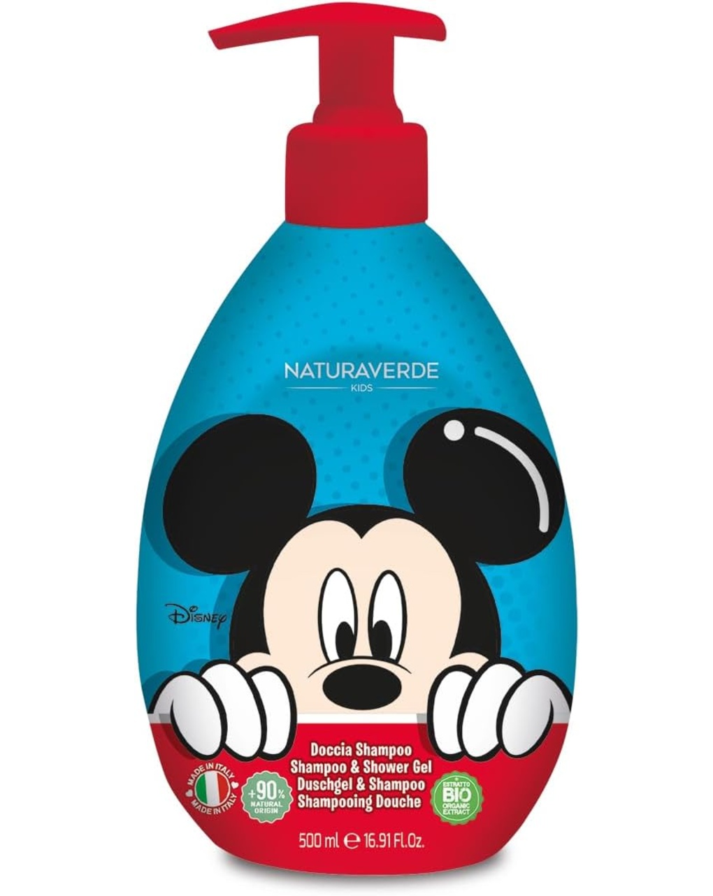 Disney classic topolino doccia shampoo - naturaverde