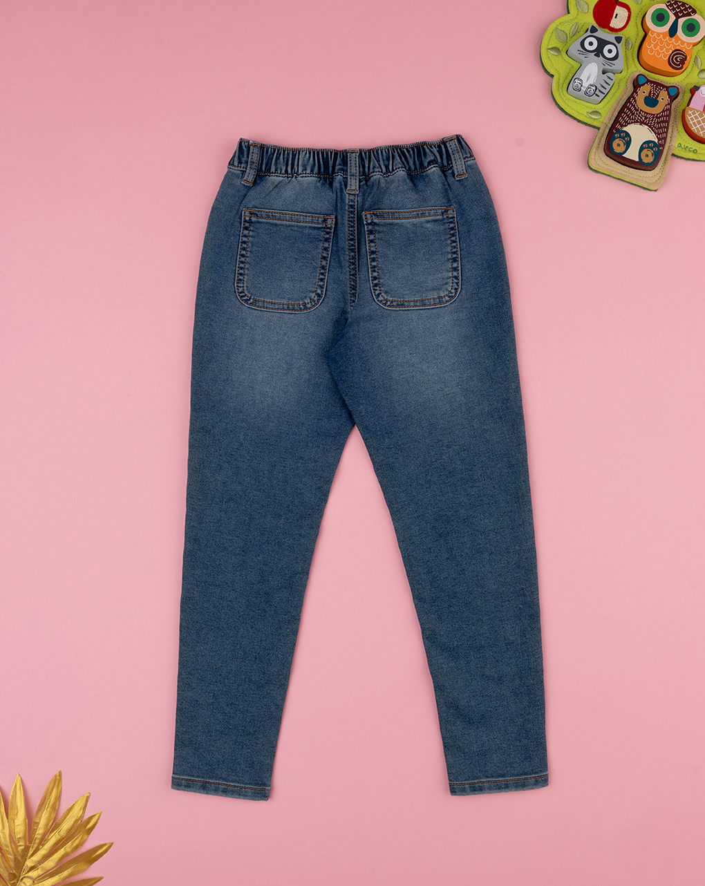 Pantalone denim bimba