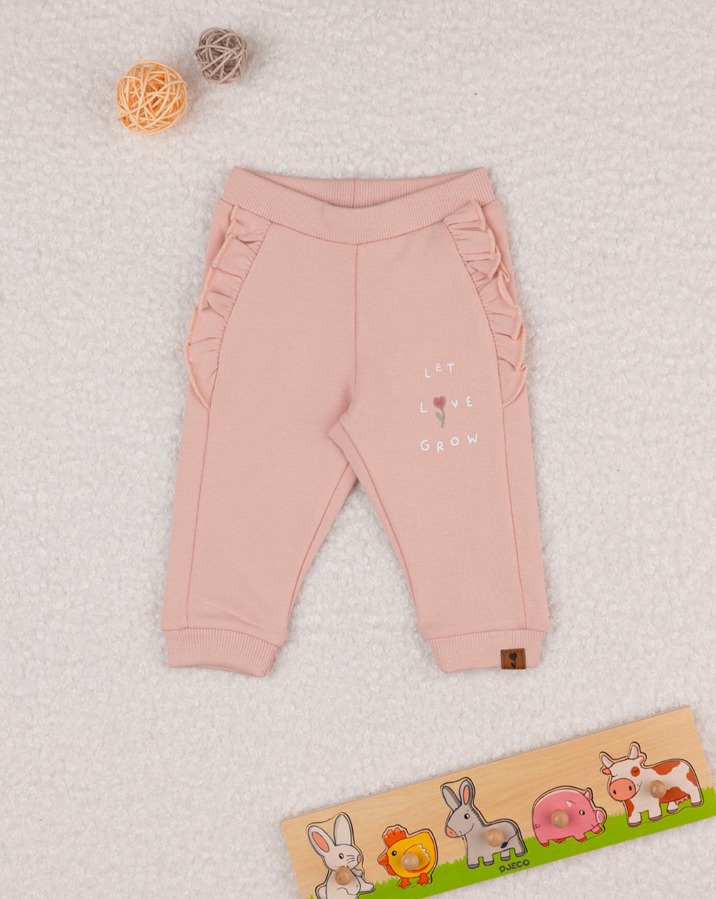 Pantalone bimba rosa