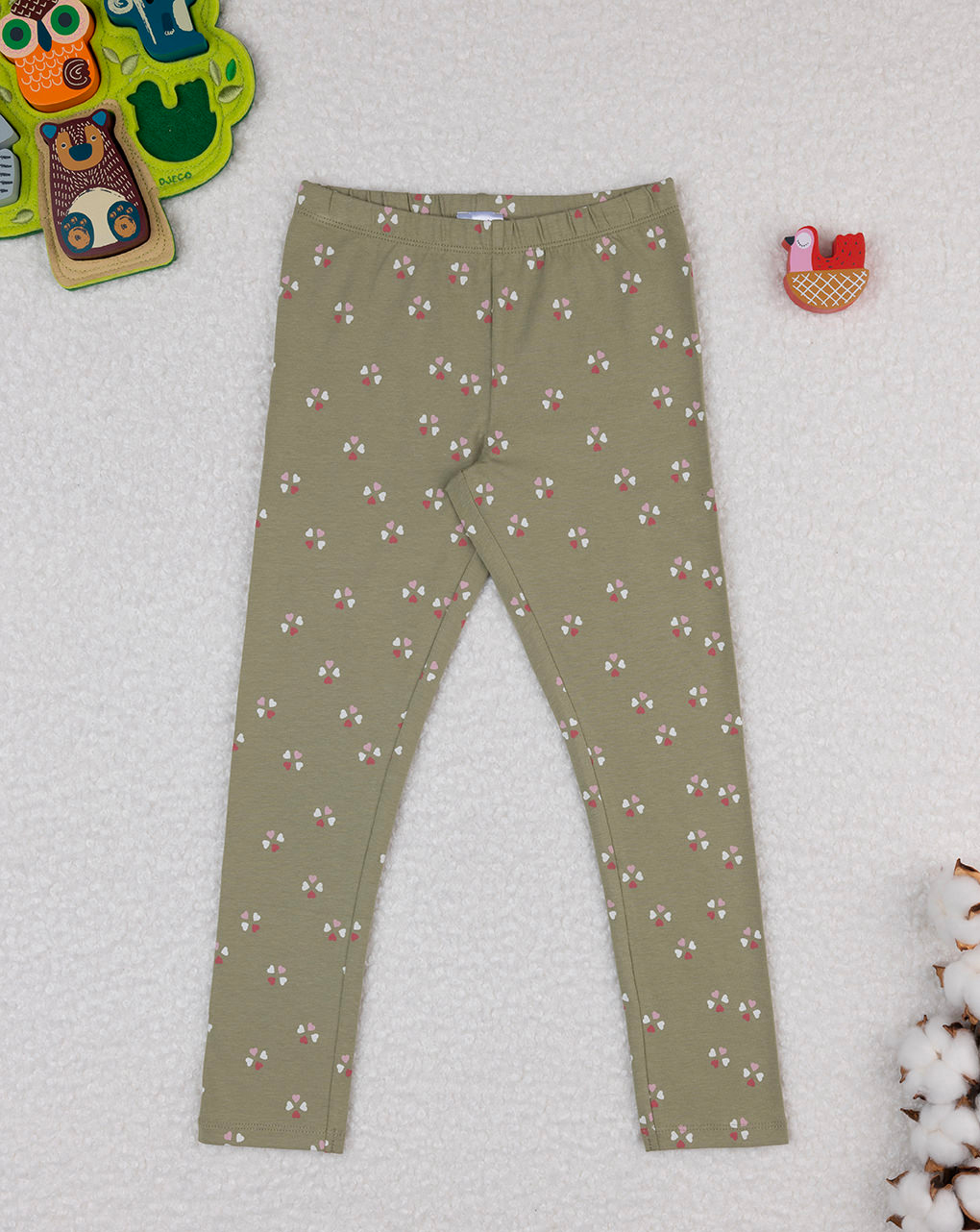 Legging bimba verde