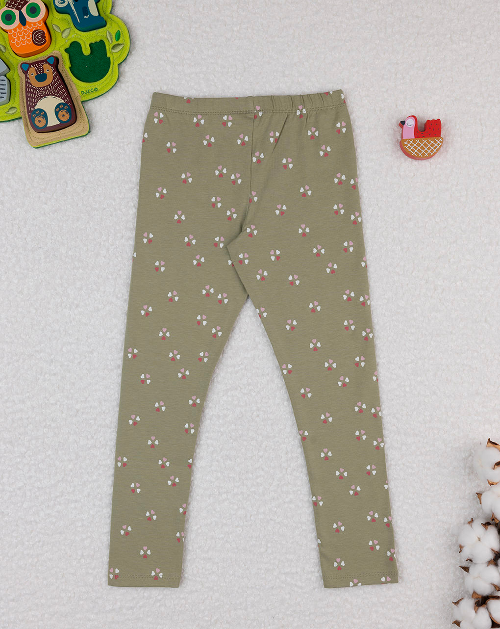 Legging bimba verde