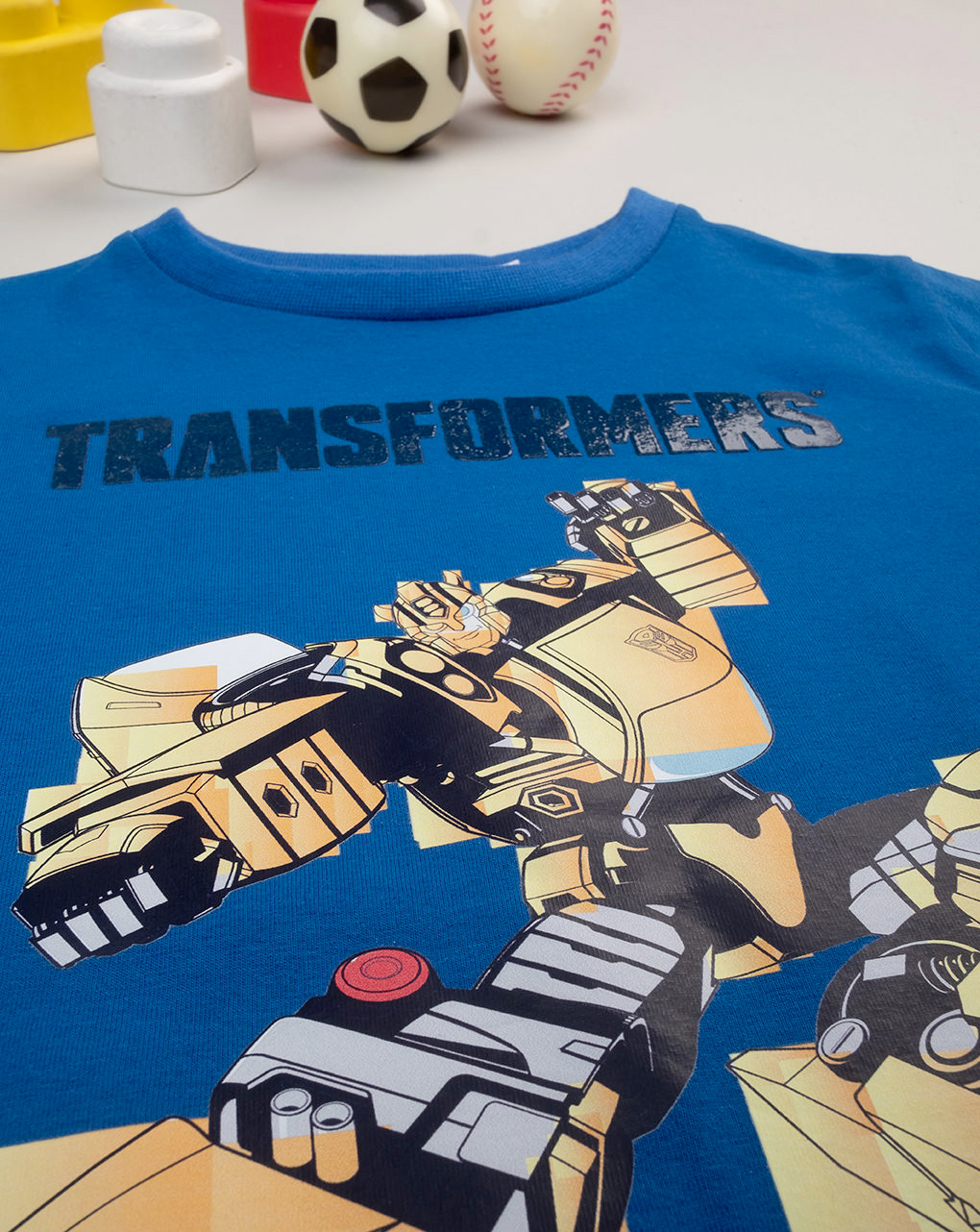 T-shirt bimbo blu transformers