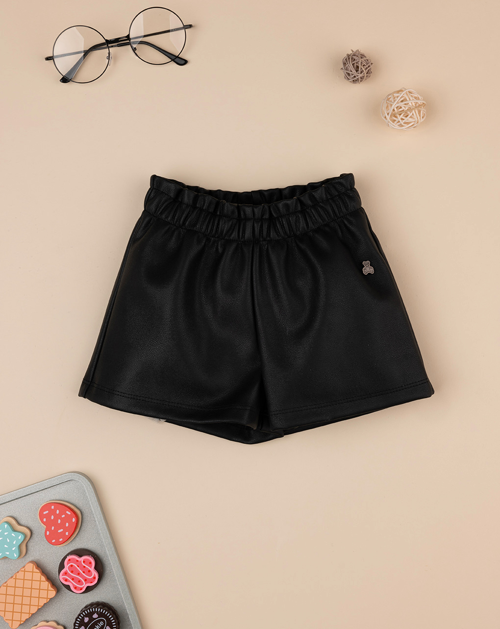 Shorts bimba grigio