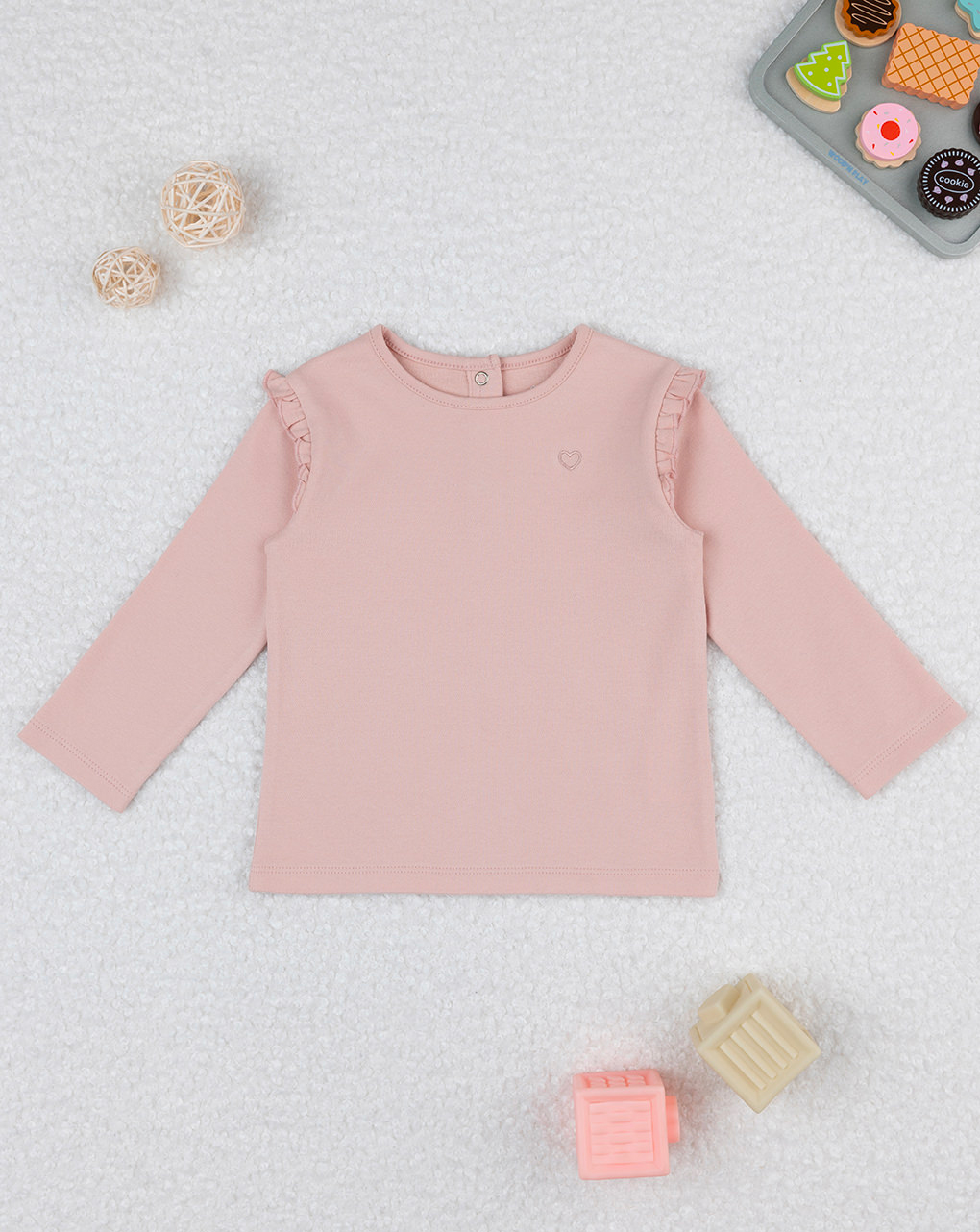 T-shirt bimba rosa