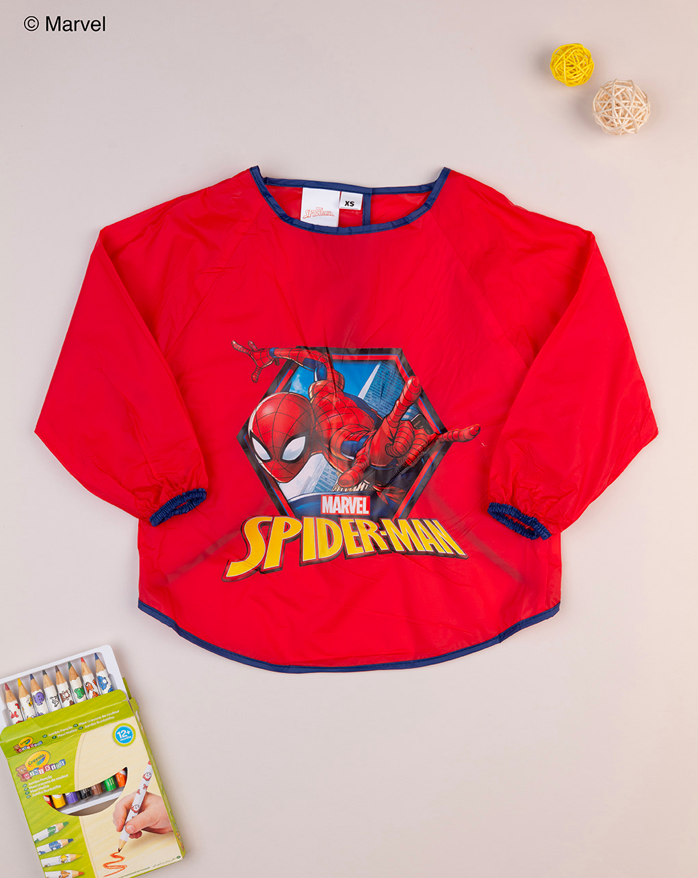 Grembiule pittura bimbo "spiderman"