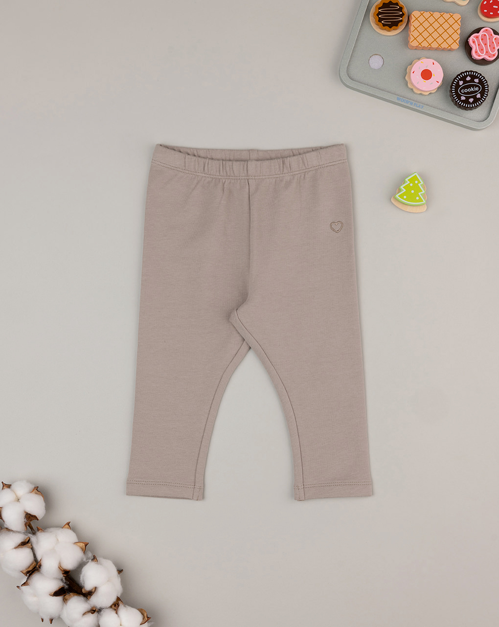 Legging bimba grigio