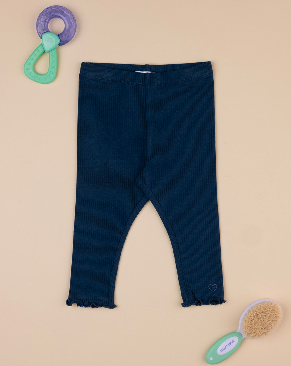 Legging bimba blu