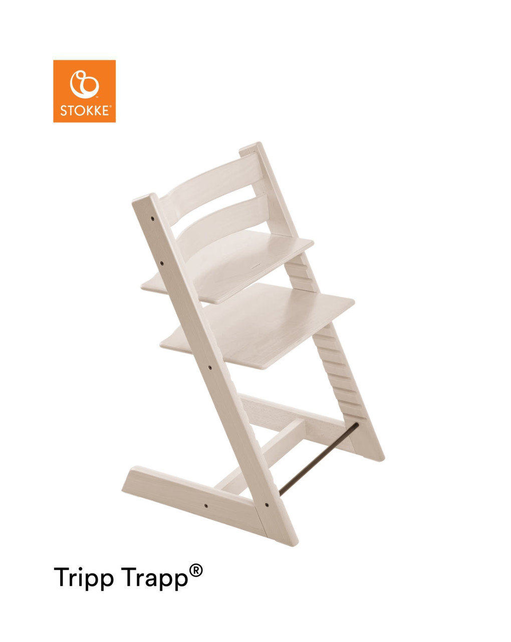 Tripp trapp® sedia sbiancato - stokke