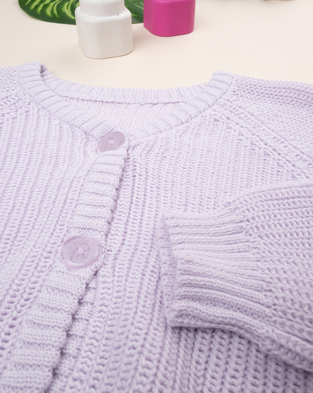 Cardigan tricot bimba lilla