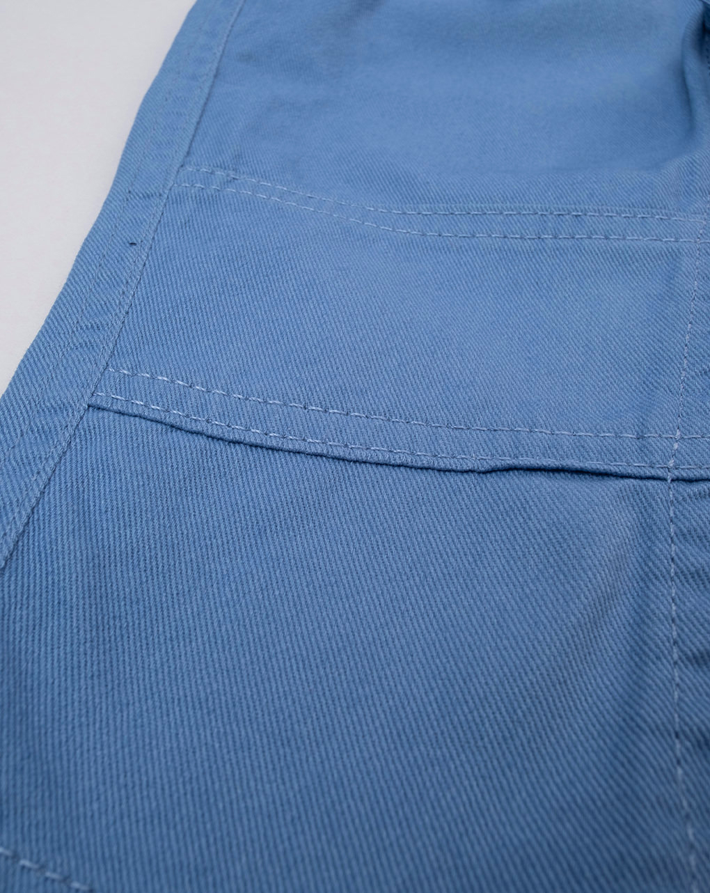 Pantalone twill bimbo azzurro