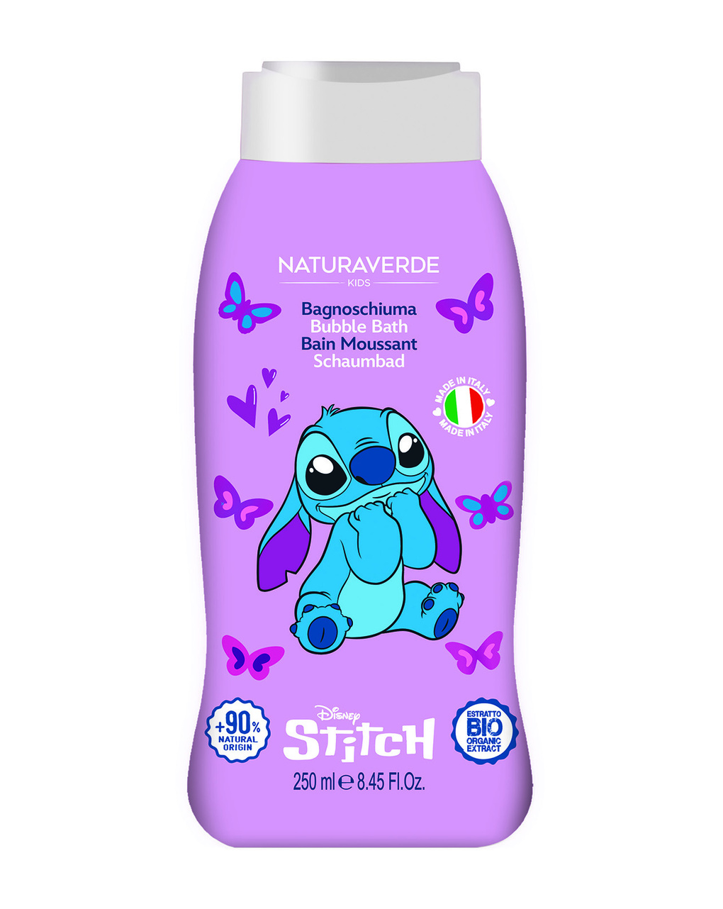 Disney stitch bagnoschiuma 250ml - naturaverde