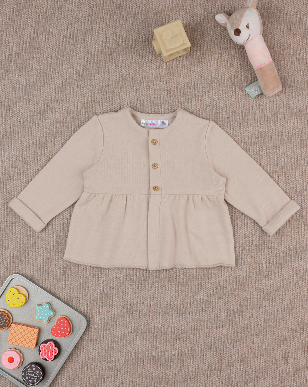 Cardigan bimba beige